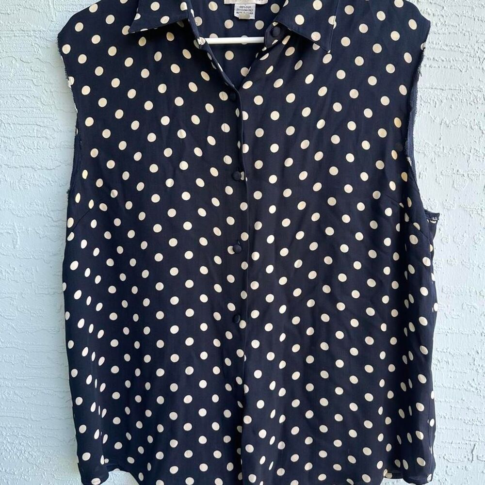 Unbranded Women's Black and Navy Blouse